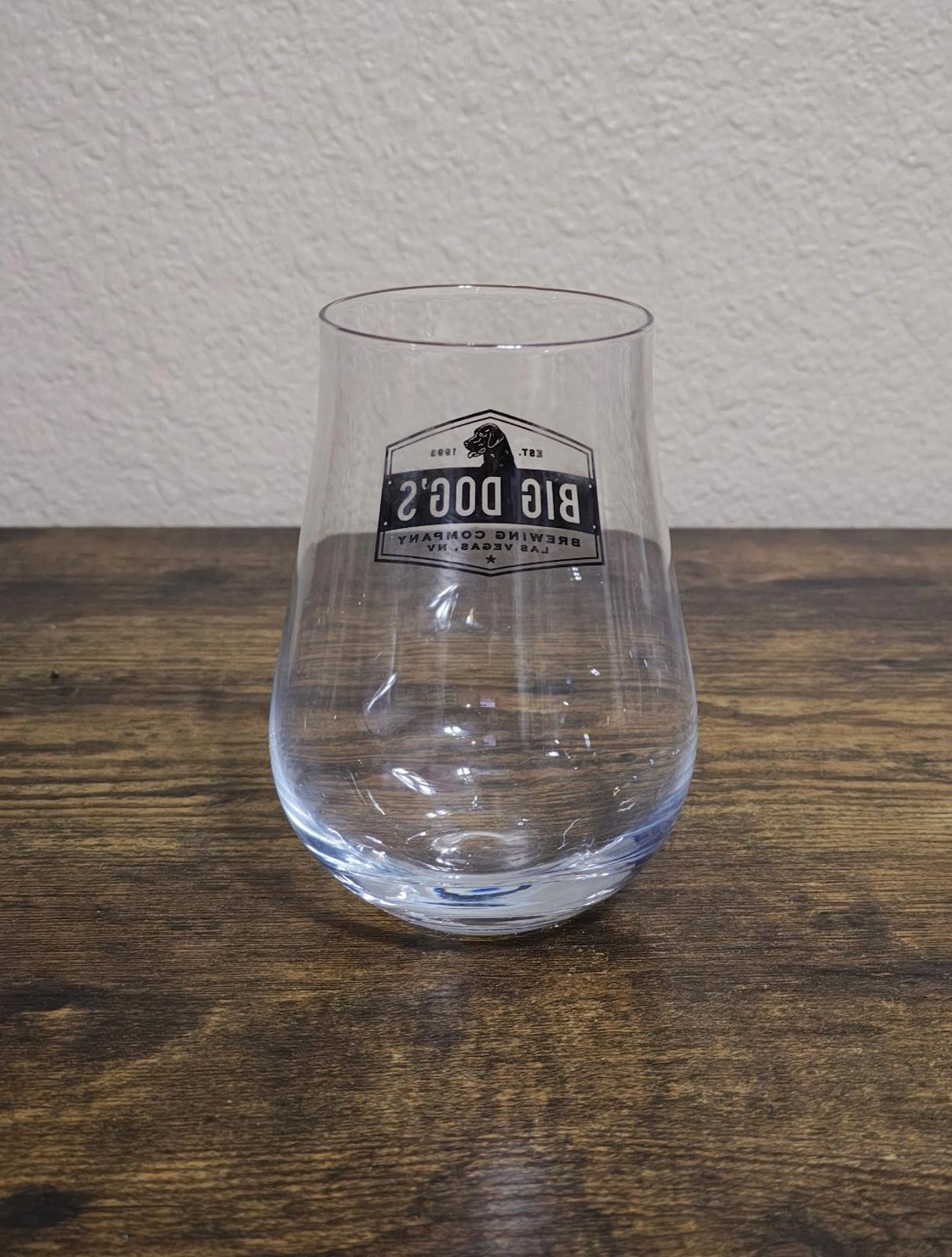 Big Dog's Brewing Company Las Vegas Stemless Wine/Beer Glass