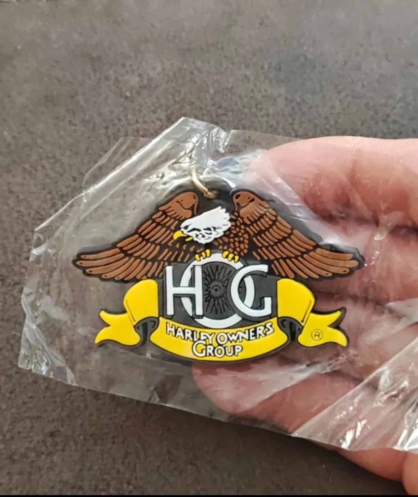 Collectible Harley-Davidson Owners Group (H.O.G.) Eagle Claw Rubber Keychain Fob