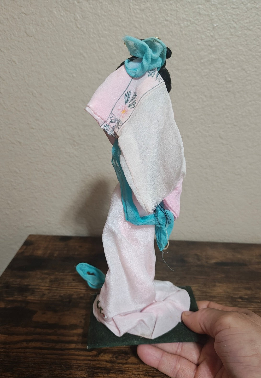 1970s Chinese Silk Costume Doll
