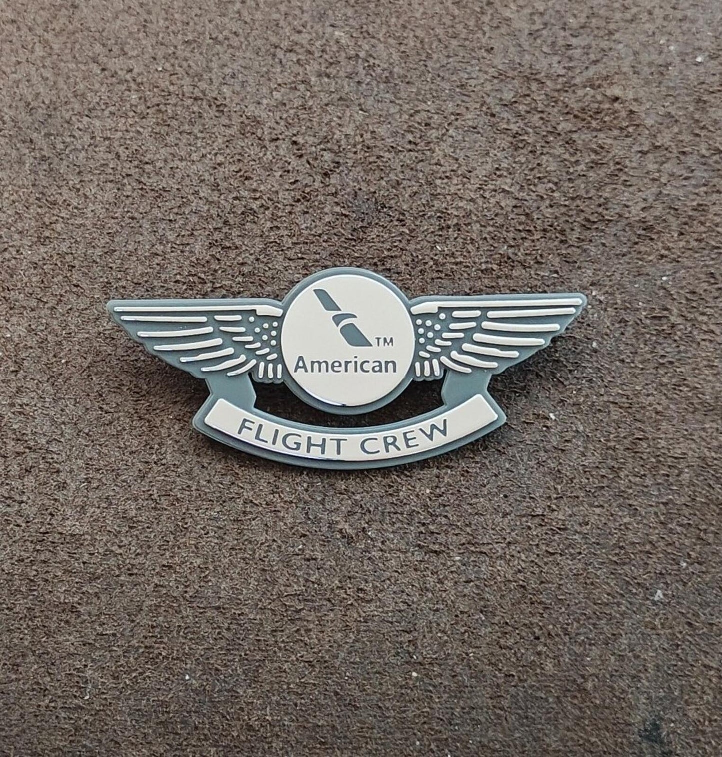 American Airlines Junior Flight Crew Plastic Wings Badge Pin
