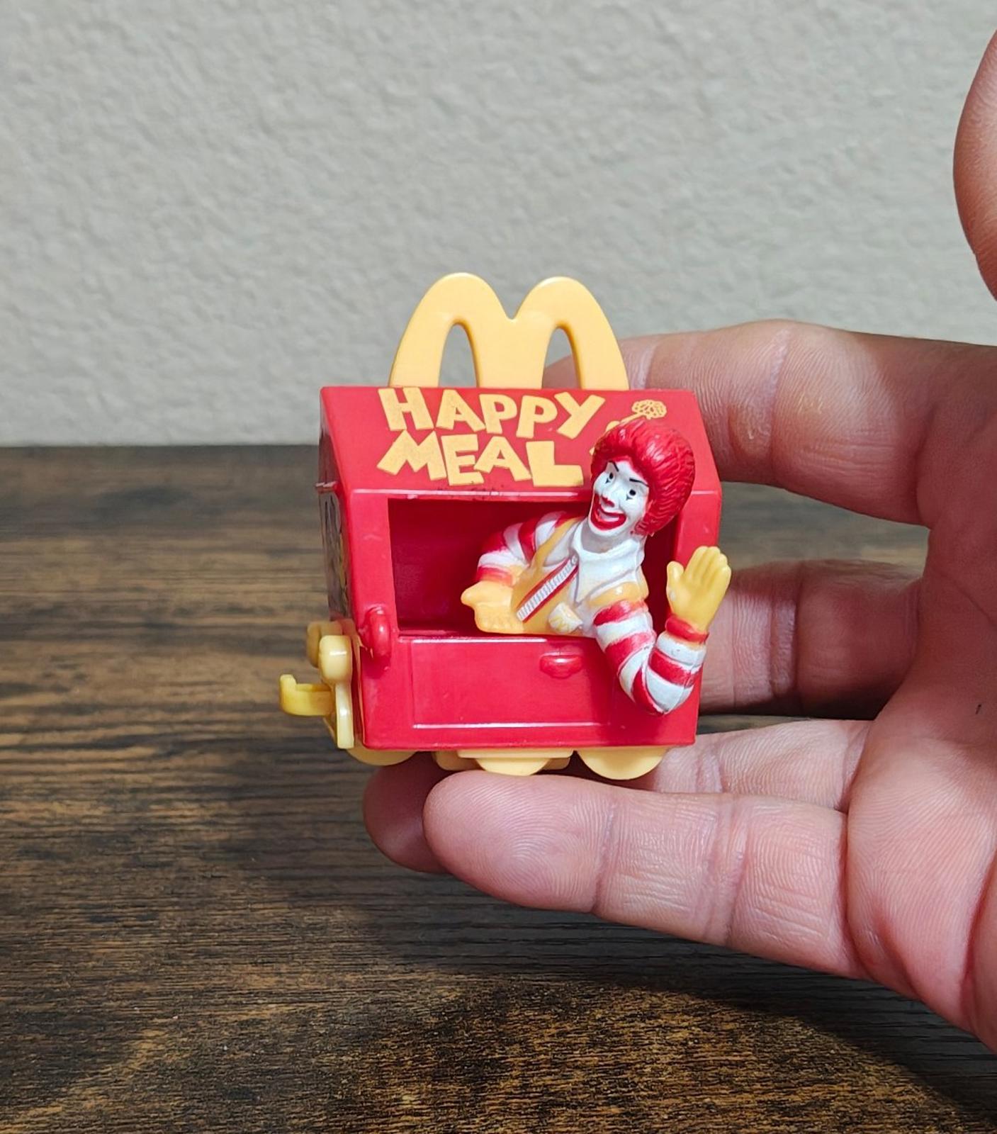 1994 Ronald McDonald Happy Meal Box Train Car #1