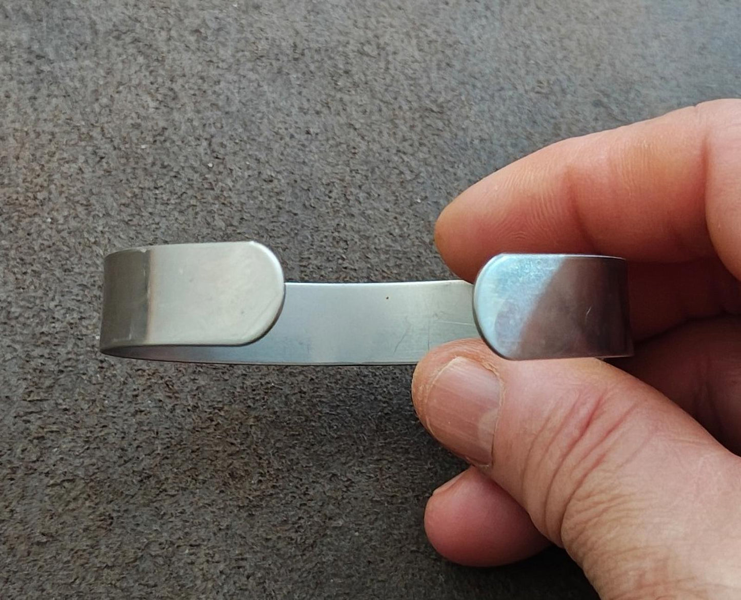 1960s Vintage POW/MIA Memorial Silver Tone Cuff Bracelet.