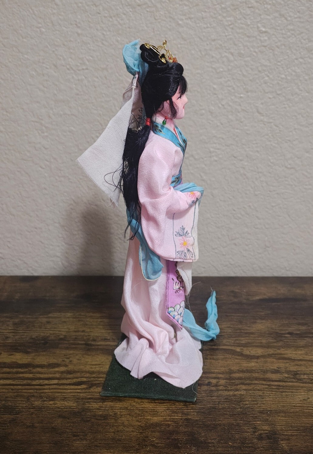 1970s Chinese Silk Costume Doll