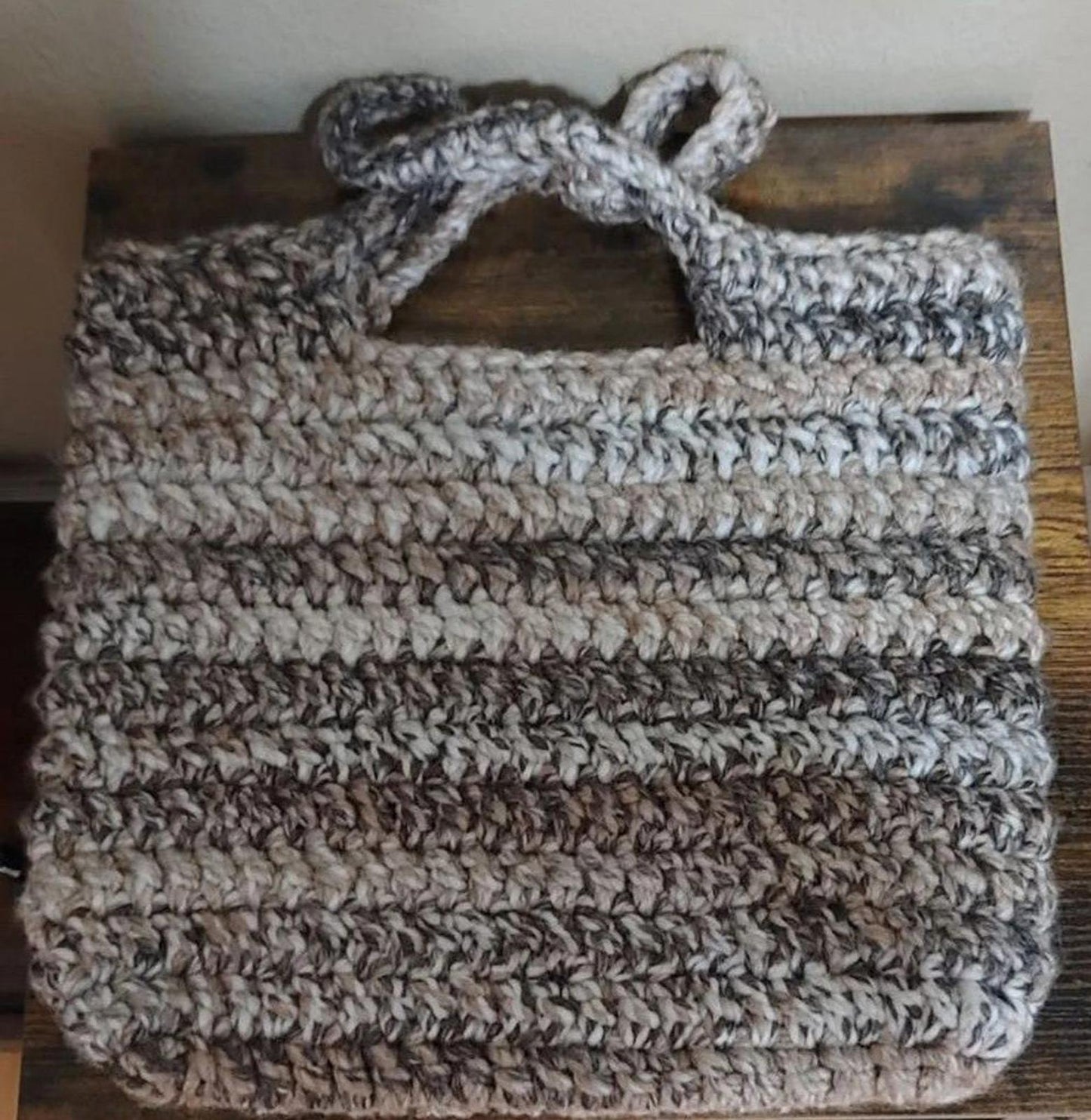 Beautiful Hand Knit Market Large Purse/Shoulder Bag/Tote bag