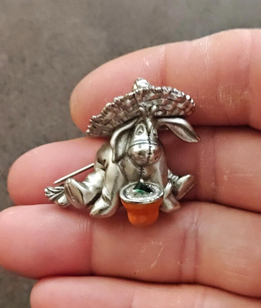 2000 Disney Eeyore Pewter Enamel Pin