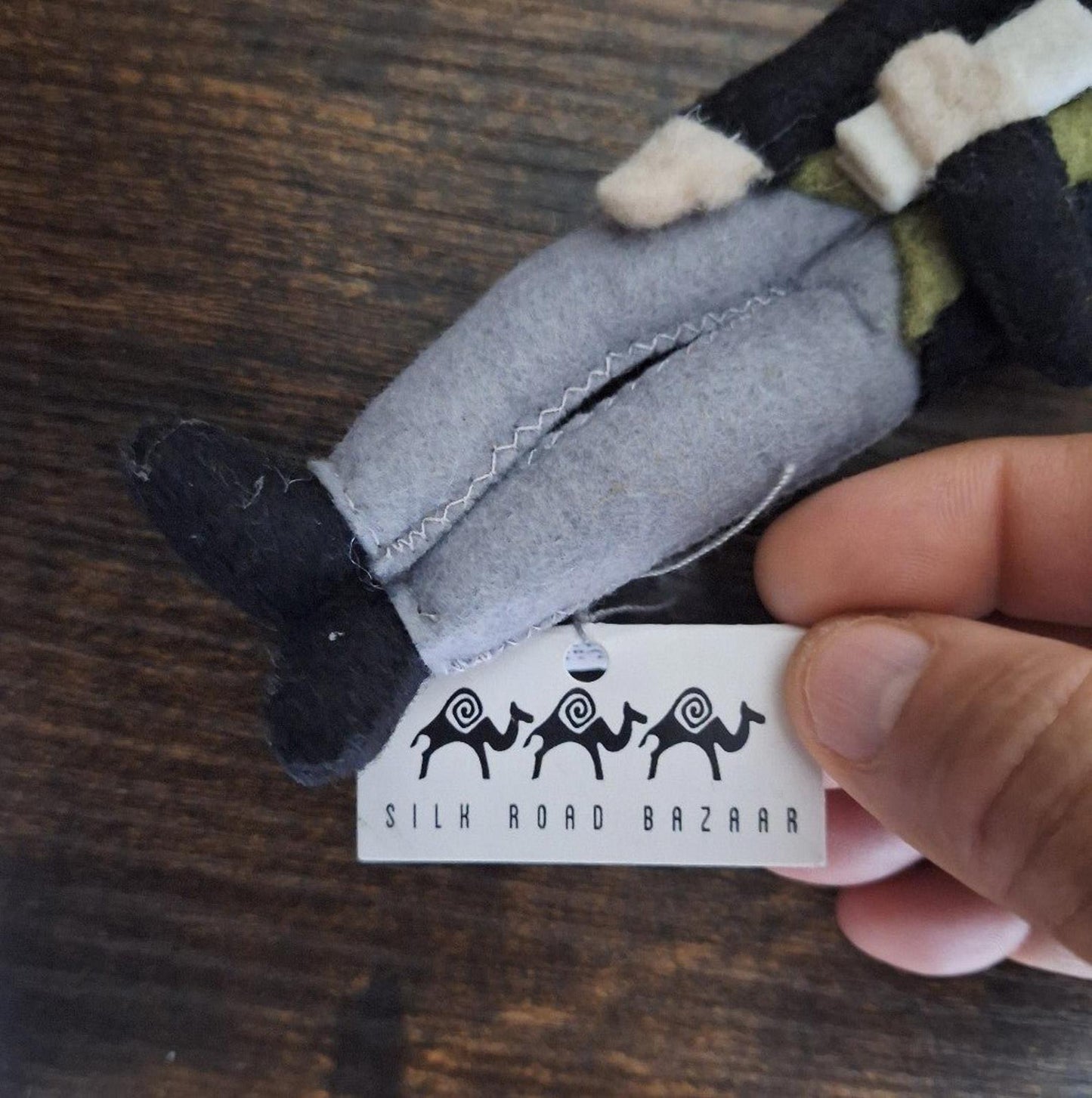 Handmade Abraham Lincoln Felt/Wool Ornament