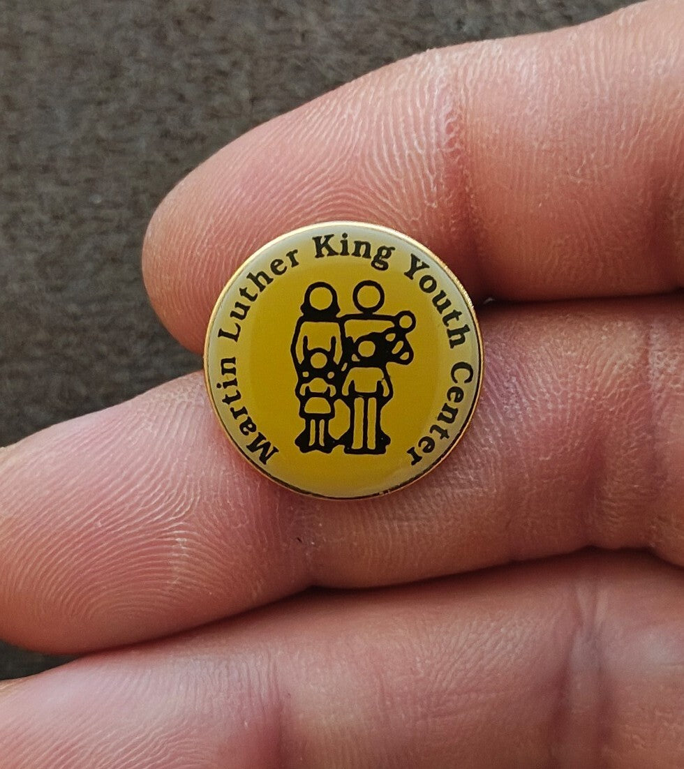 1980s Martin Luther King Youth Center Enamel Pin