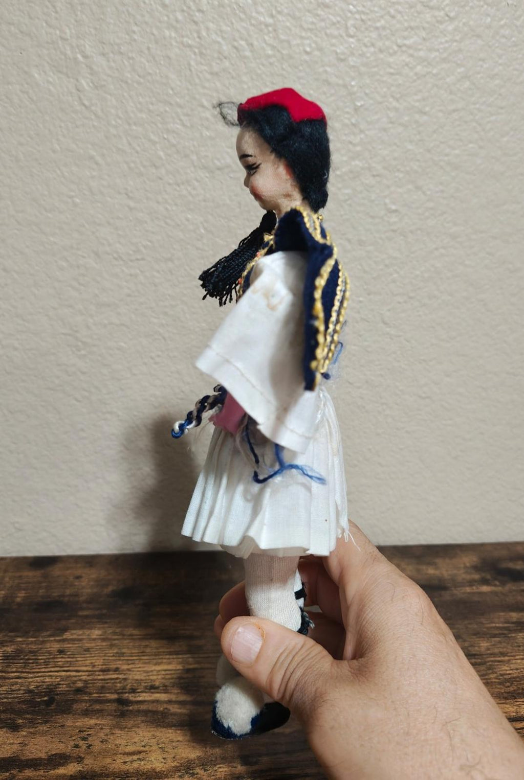 1950's/60;+'s Greek Souvenir Male Folk Doll