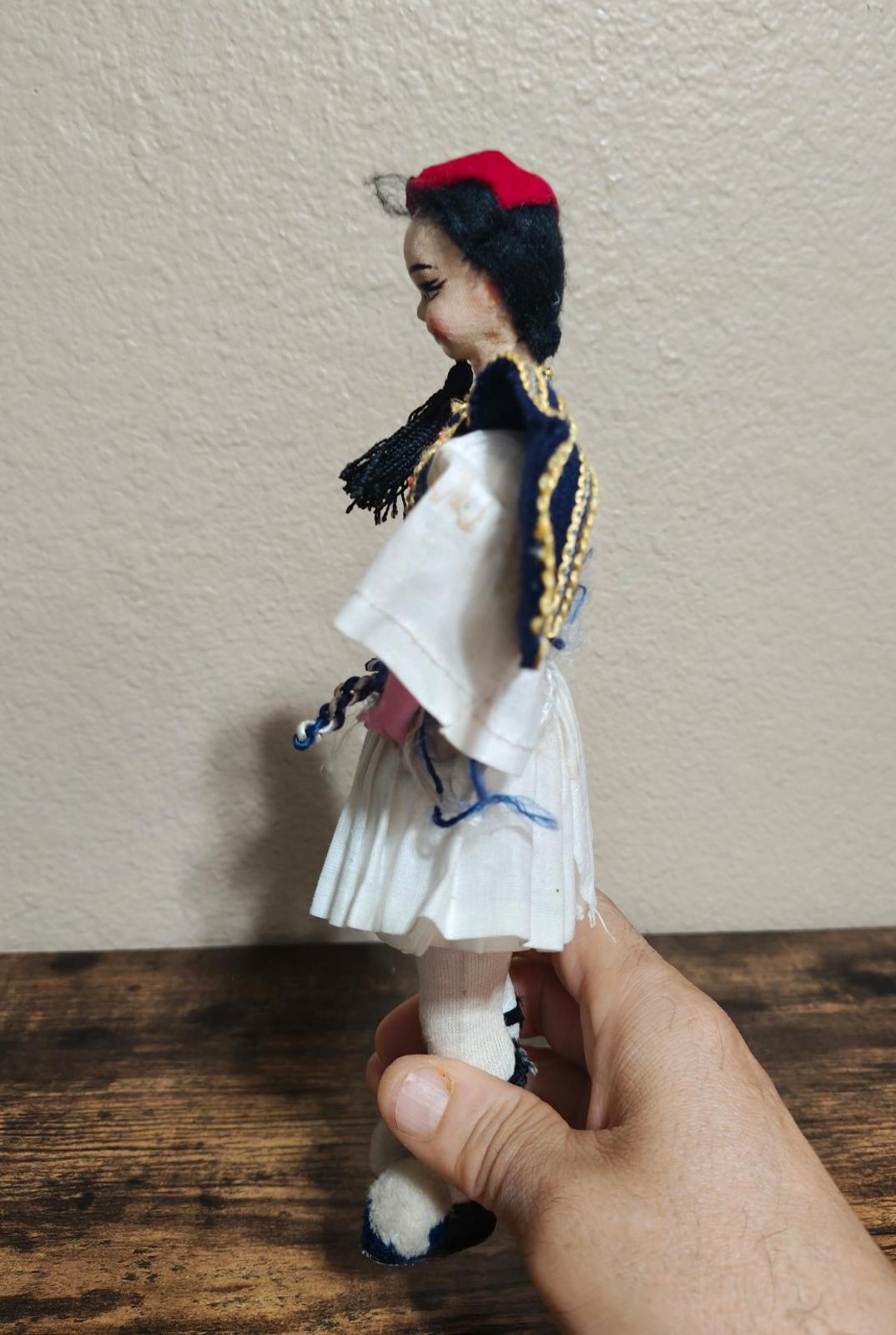 1950's/60;+'s Greek Souvenir Male Folk Doll