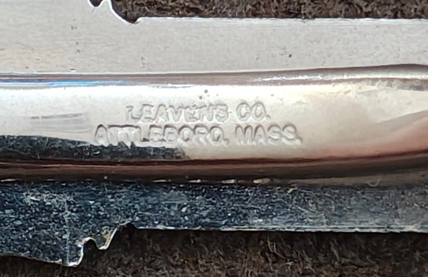 1960s Veterans of Foreign Wars (VFW) Silver Tone Tie Bar/Tie Clip