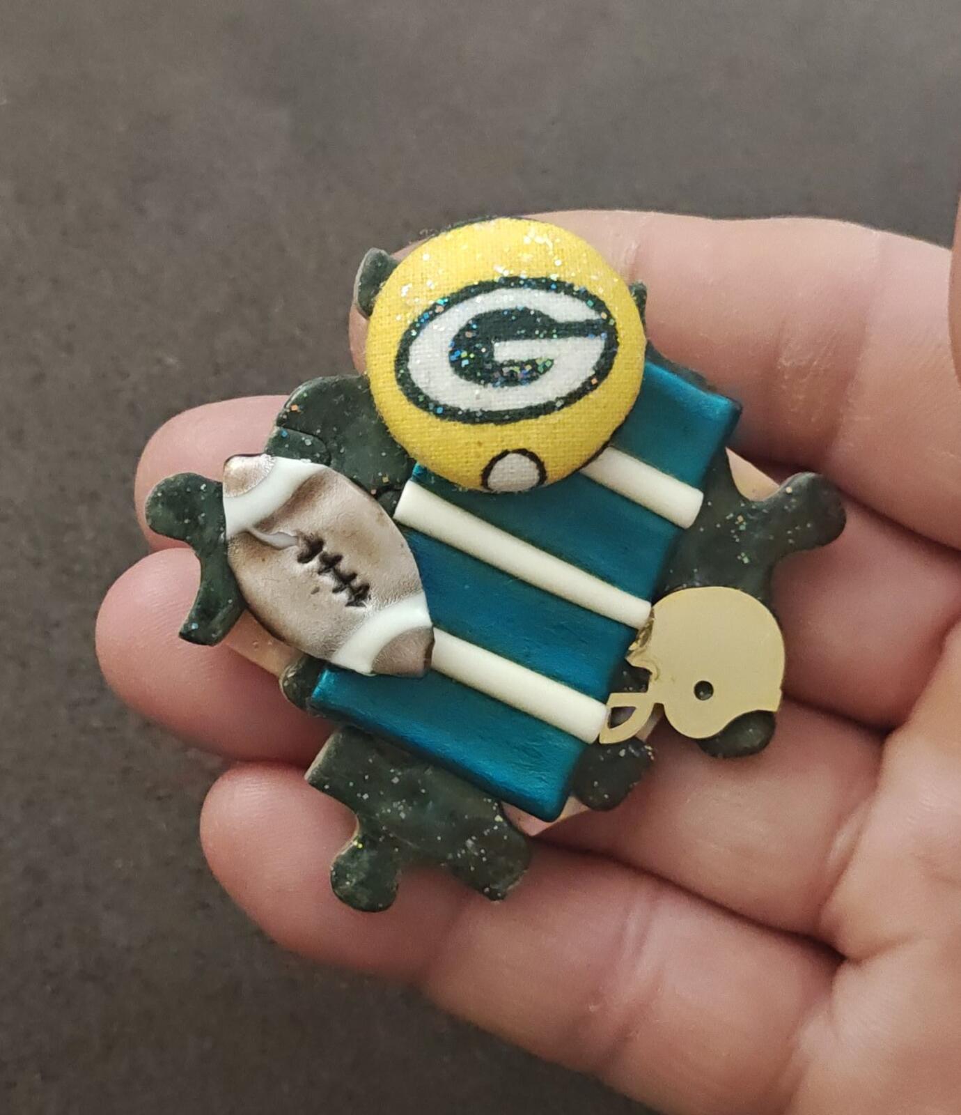 Unique Handmade Green Bay Packers Pin