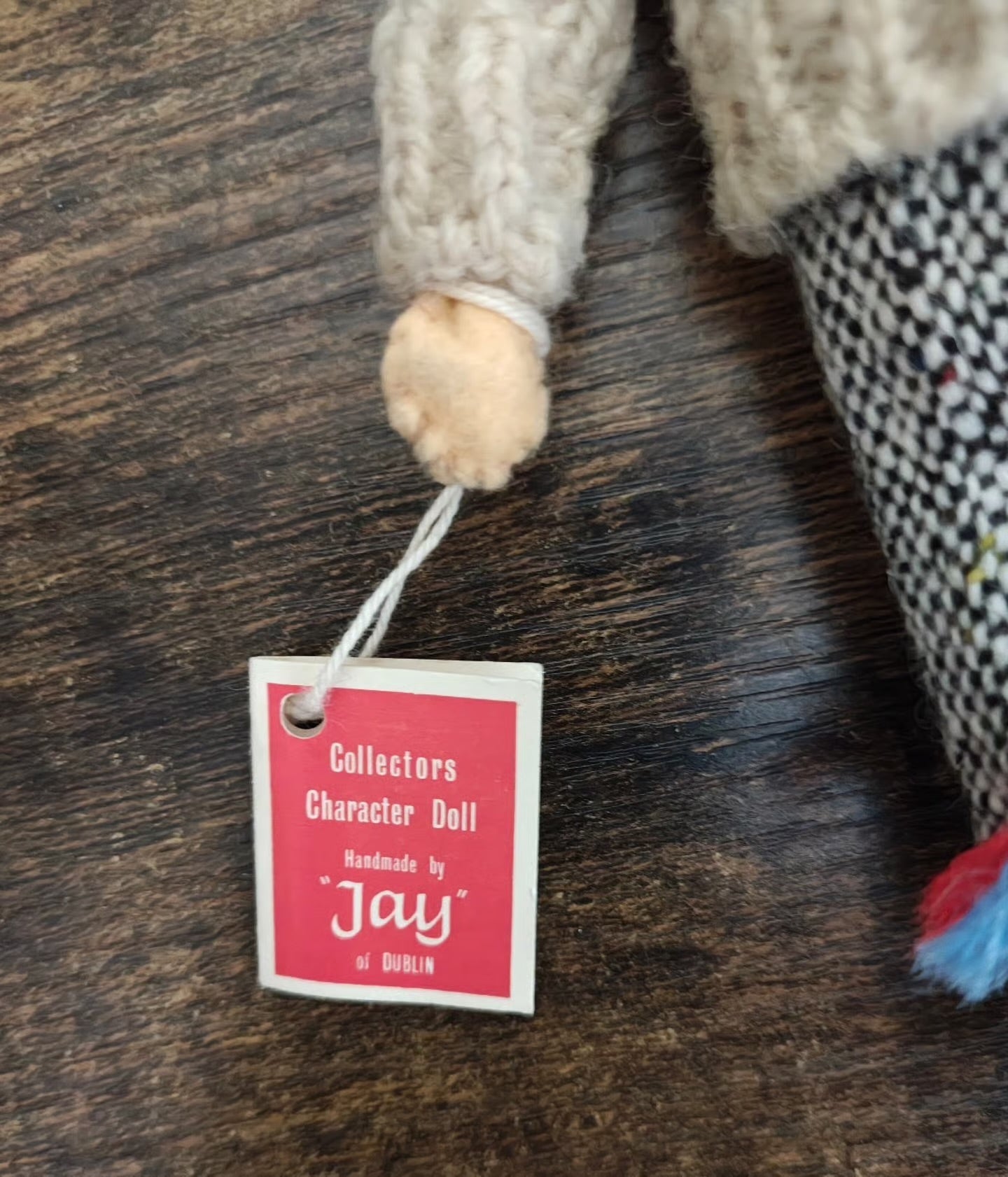 1990s JAY of DUBLIN Aran Fisherman Character Doll