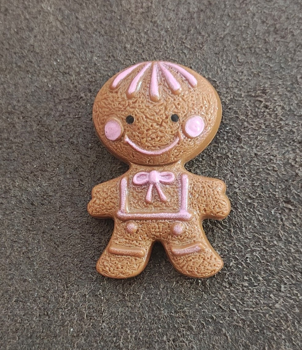 1972 Avon Gingerbread Man Pin Pal Fragrance Glacé Brooch Pin