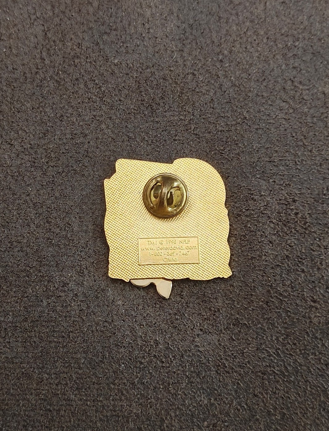 1998 Atlanta Falcons NFC Champions Super Bowl XXXIII Miami Bound Gold Tone Pin
