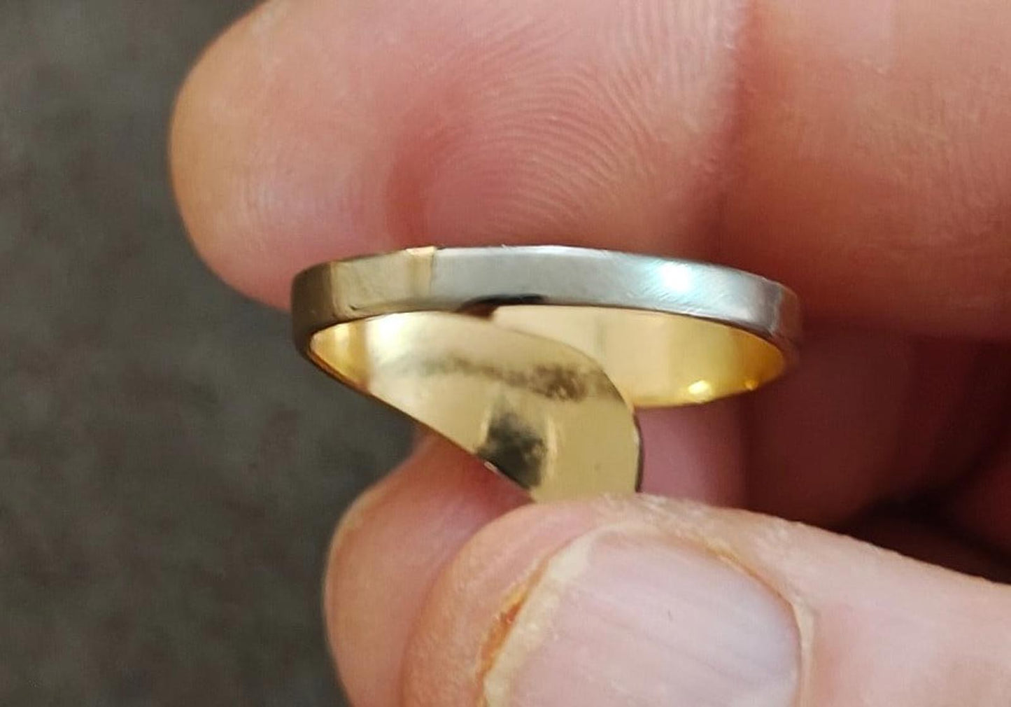 1970's Blue Topaz Stone December Ring & Dangle Earrings Set