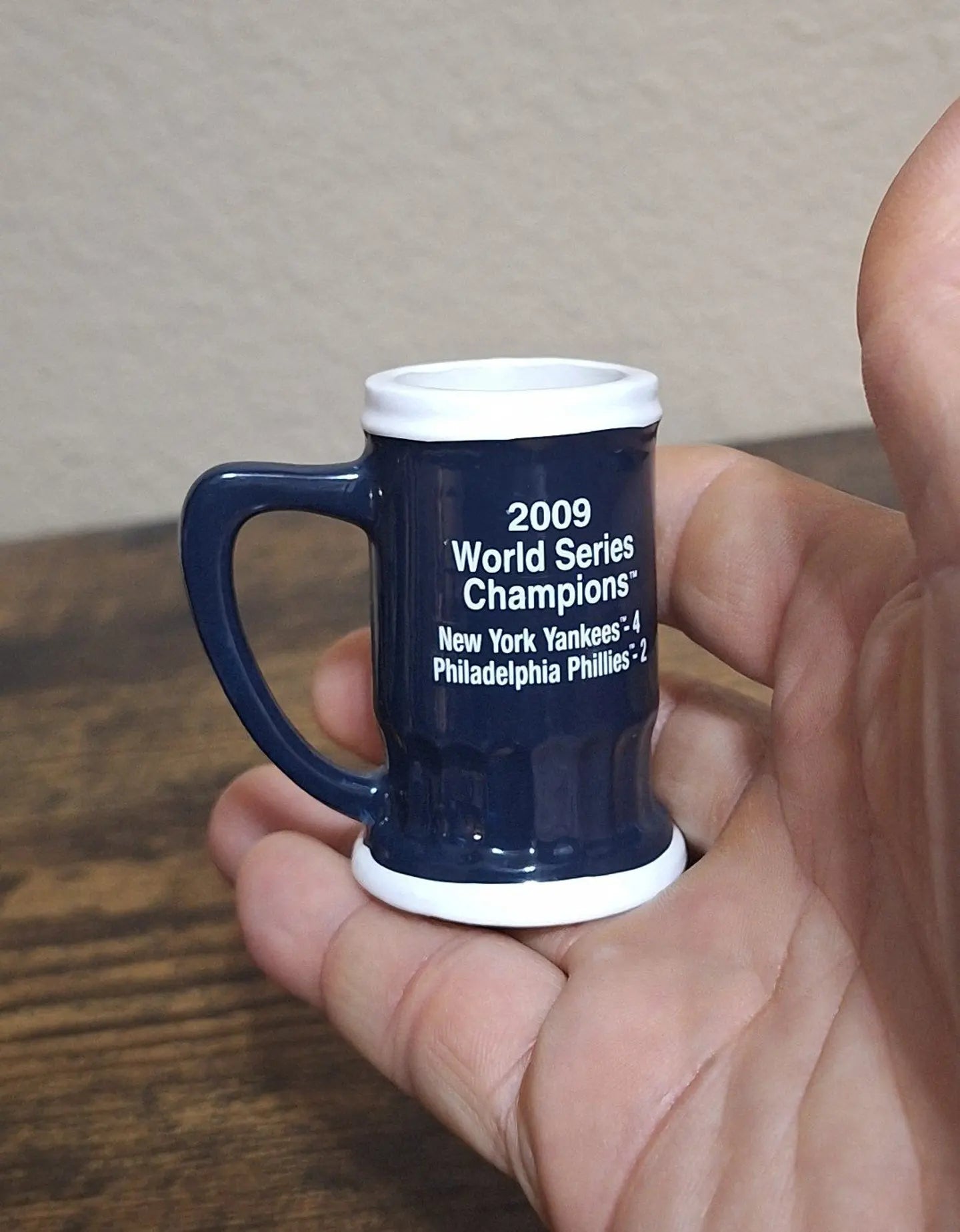 New York Yankees 2009 World Series Champions Decorative Miniature Mug.