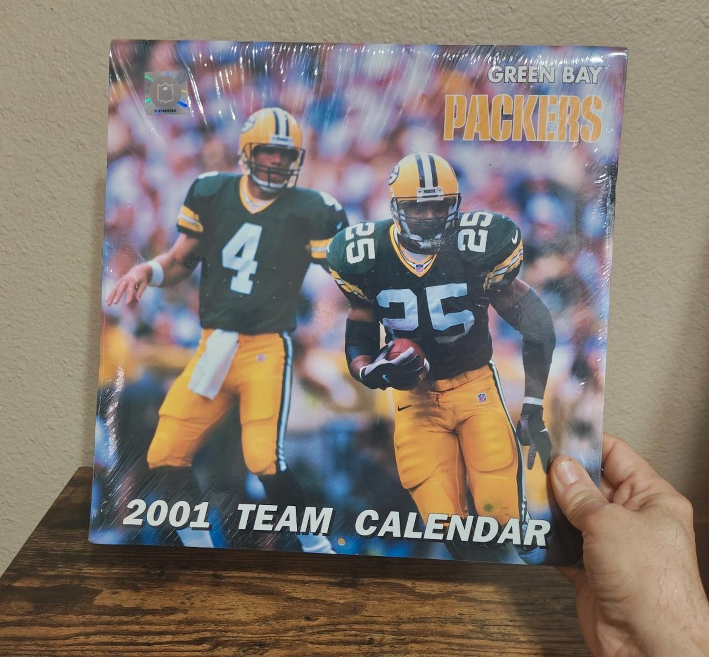 2001 Green Bay Packers 2001 Team Calendar New Sealed