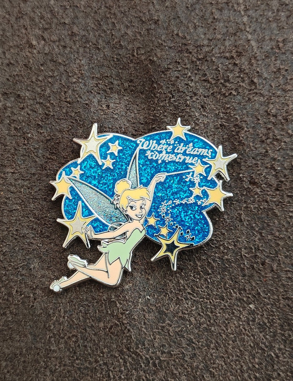 Disney Tinker Bell "Where Dreams Come True" Exclusive Pixie Dust  Pin