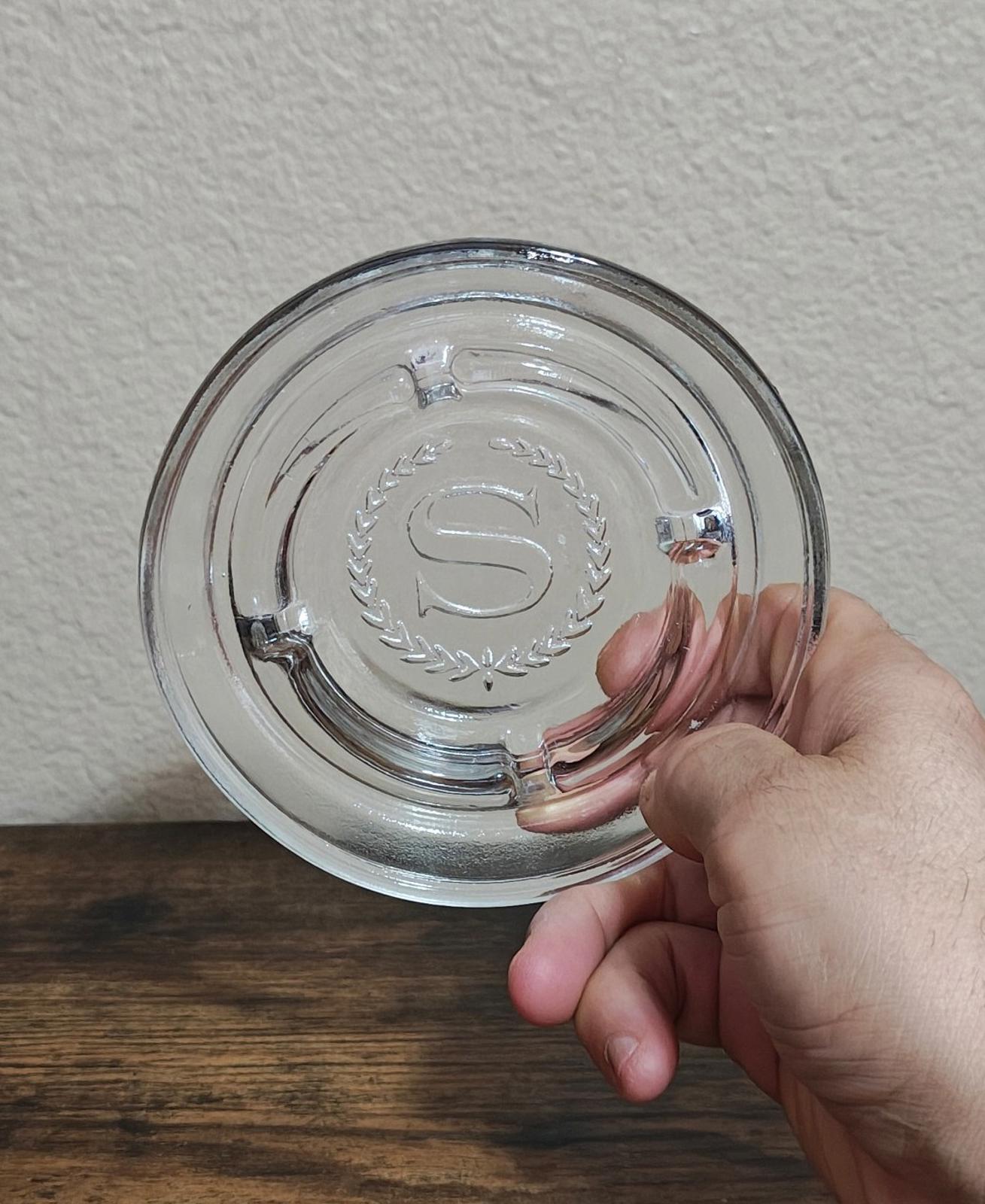 1970s Sheraton Hotel Glass Ashtray
