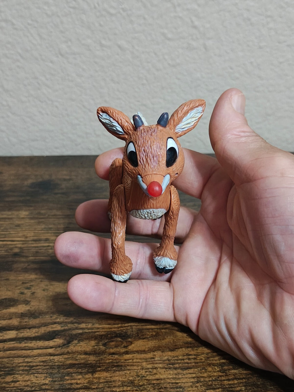 2000 Playing Mantis Rudolph The Red Nosed Reindeer Action Figure LIGHTS UP Works
