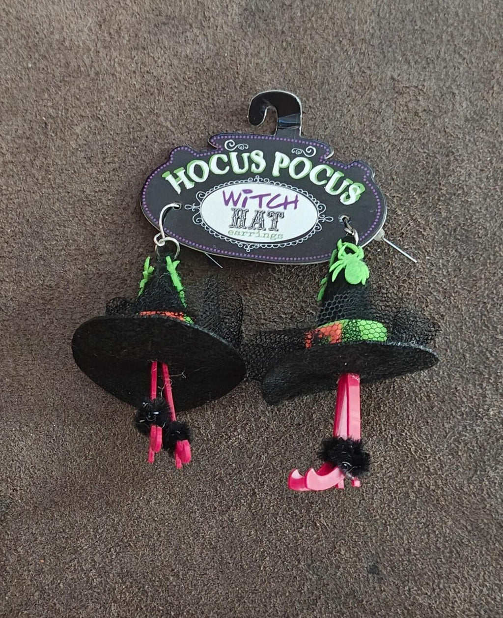 Hocus Pocus Witch Hat Hook Earrings NWT