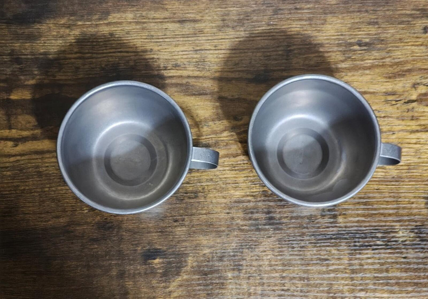 2 Replica USP Alcatraz Inmate Stainless Steel Drinking Cups/Mugs