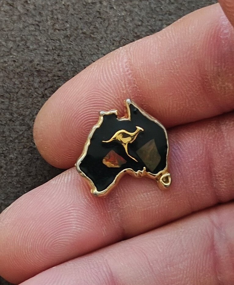 1970s/80s Australian Travel Souvenir Gold Tone Pin/Brooch