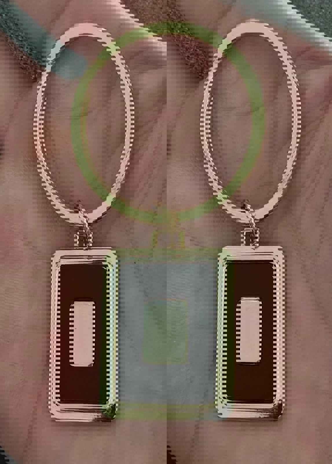 1990s Vintage Colibri 18k Gold Plated Key Chain Made In USA