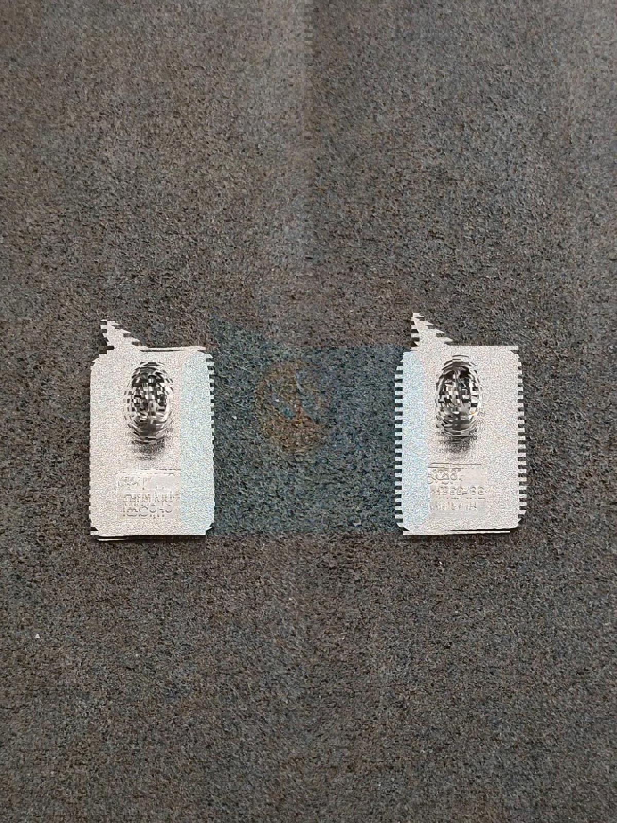 2007 Honda Demo Silver Tone Collectible Red Enamel Pin