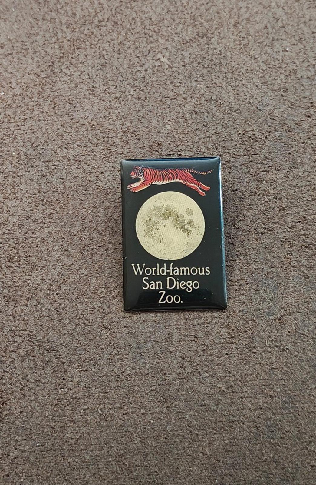 1980s Vintage San Diego Zoo Gold Tone Pin