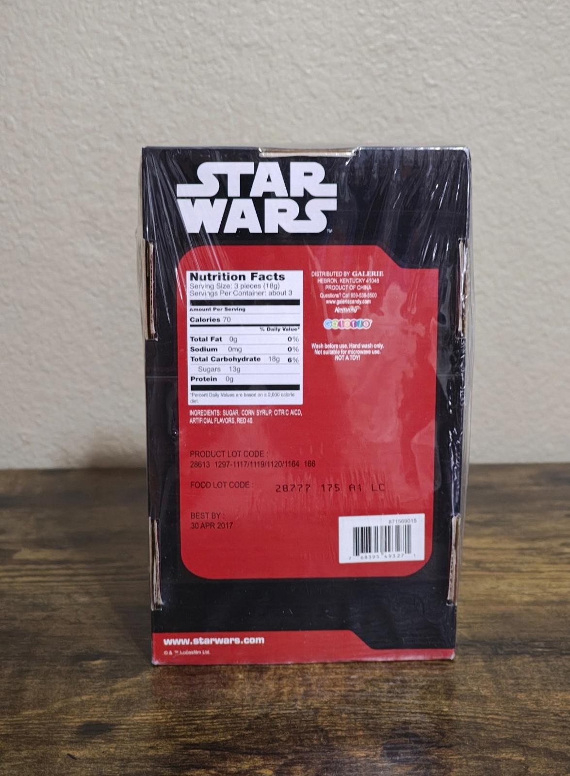 Star Wars Darth Vader Ceramic Goblet Cup With Cherry Candy