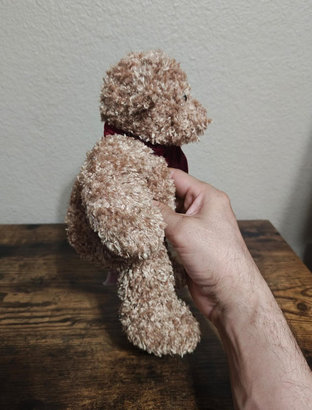 1990s Retired Russ Berrie Chips," Teddy Bear Beanbag Plush