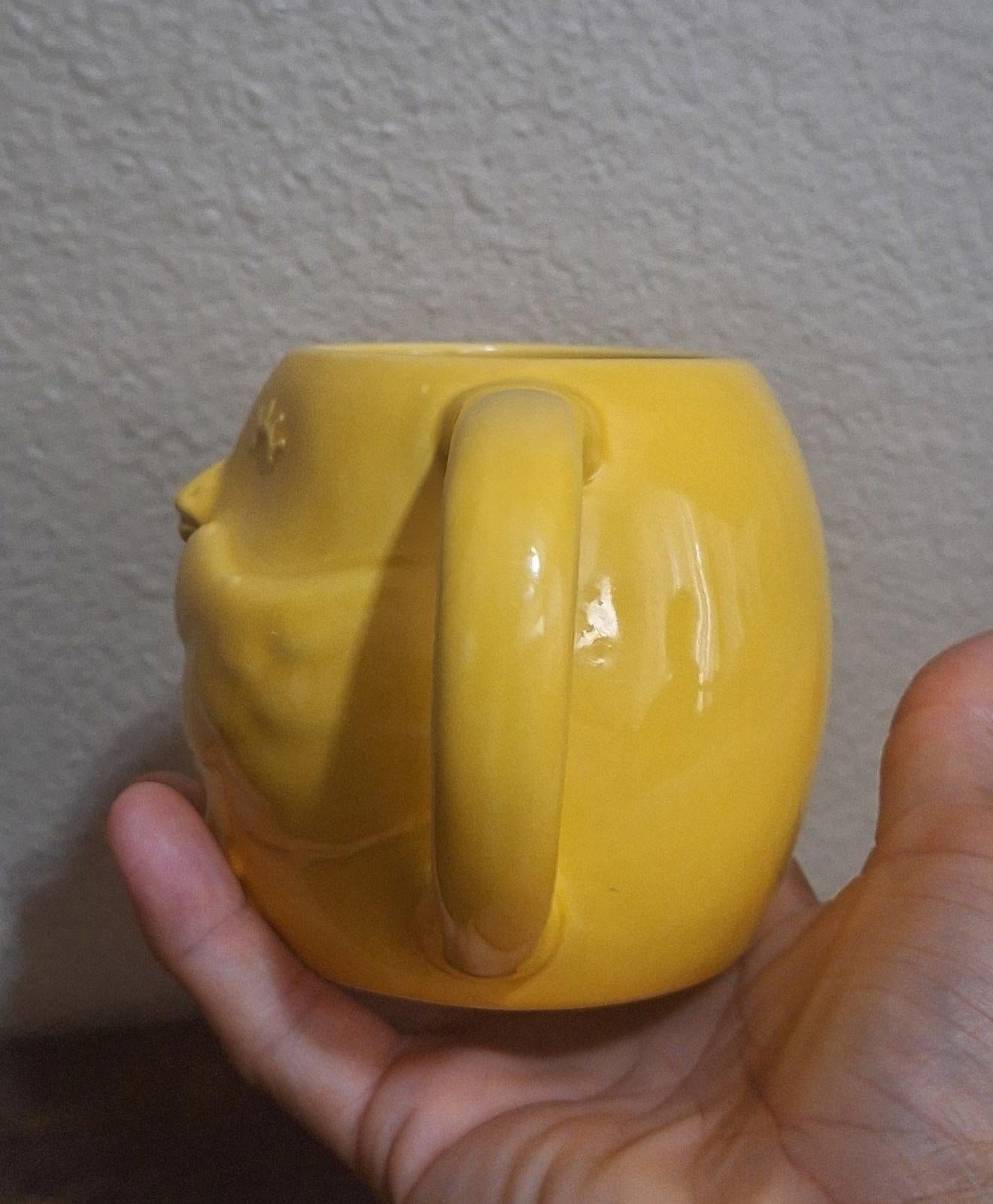 3D Embossed Yellow Chick Ceramic Mug