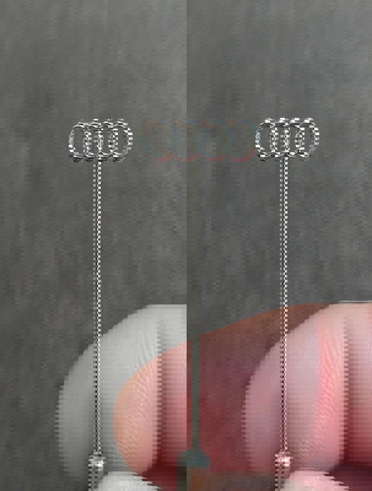 1980's Audi Silver Tone Stick Pin