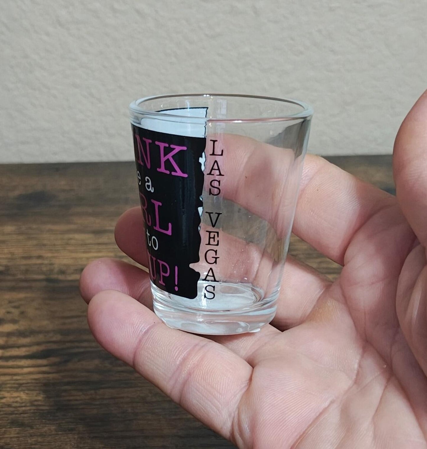 I Drink Like a Girl Try To Keep Up! Las Vegas Shot Glass