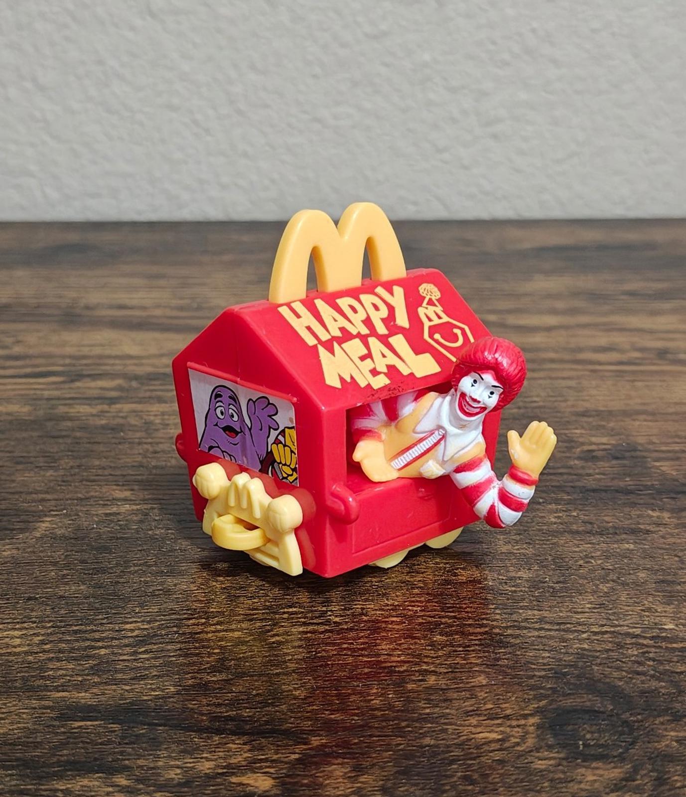 1994 Ronald McDonald Happy Meal Box Train Car #1