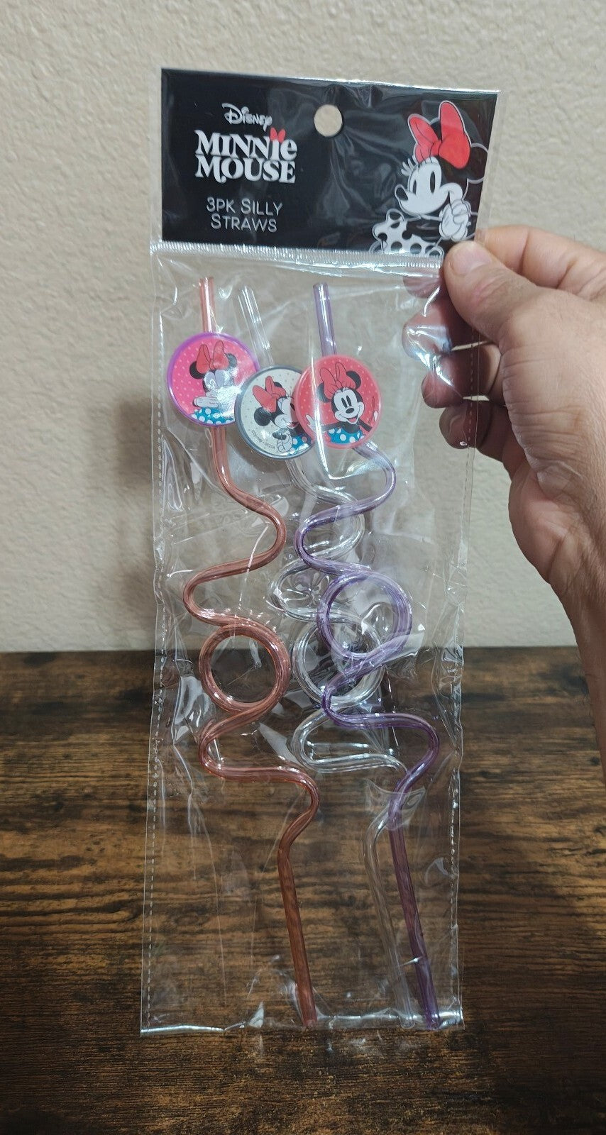9 Straws Minnie, Mickey & Winnie Silly Straws