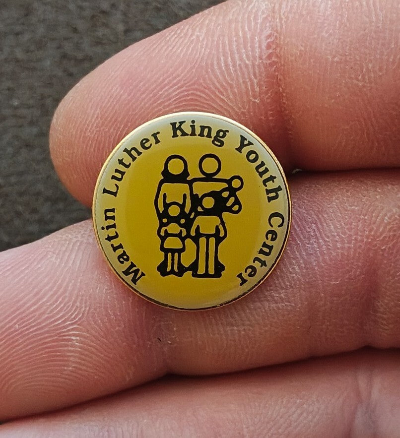 1980s Martin Luther King Youth Center Enamel Pin