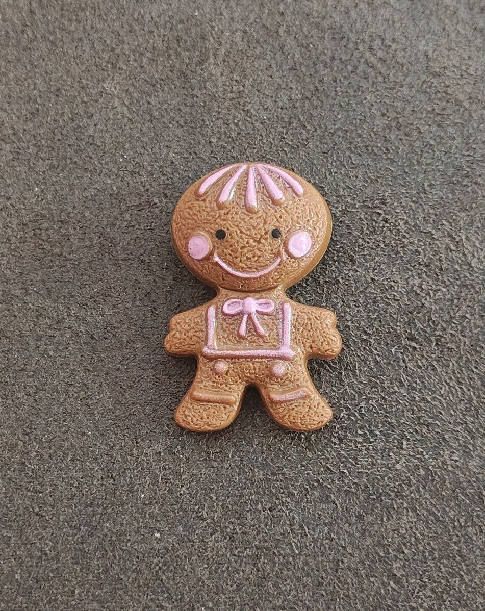 1972 Avon Gingerbread Man Pin Pal Fragrance Glacé Brooch Pin - Trinketmania-LV