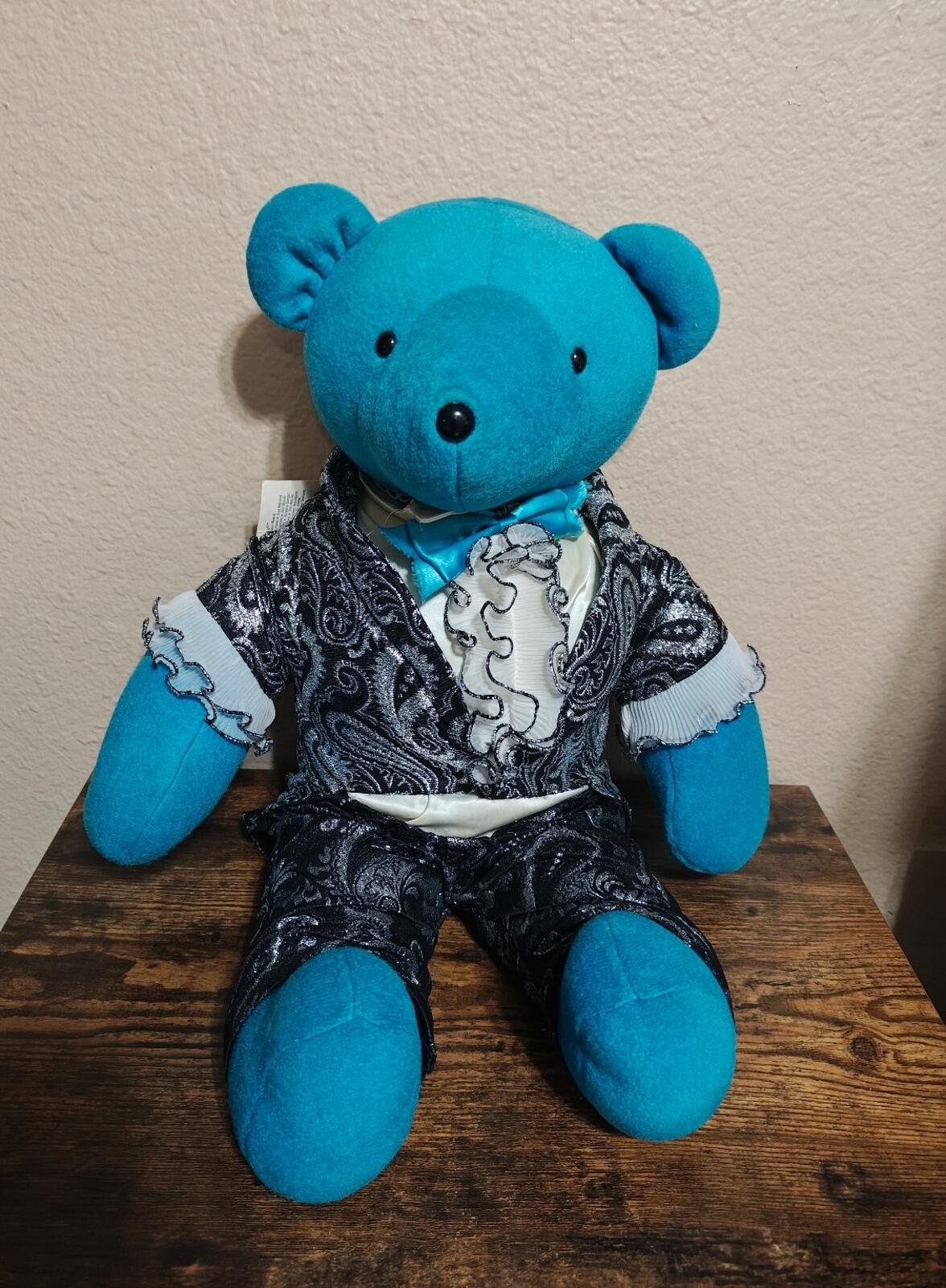 1985 North American Bear Company Rare Retired"Libearace" Teddy Bear Plush - Trinketmania-LV