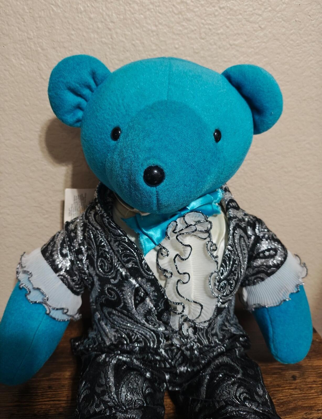 1985 North American Bear Company Rare Retired"Libearace" Teddy Bear Plush - Trinketmania-LV