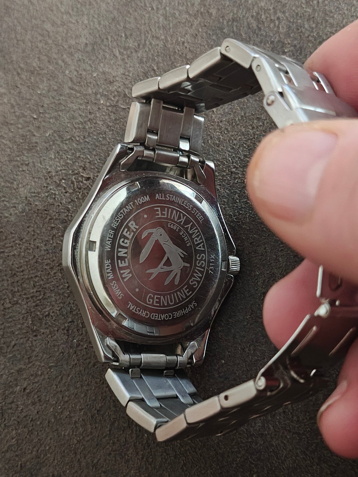1990s Wenger Swiss Military 7311X Mens Watch - Trinketmania-LV