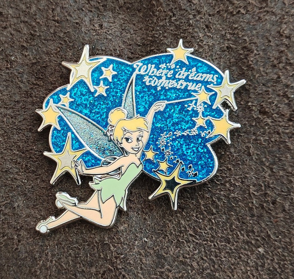 Disney Tinker Bell "Where Dreams Come True" Exclusive Pixie Dust  Pin