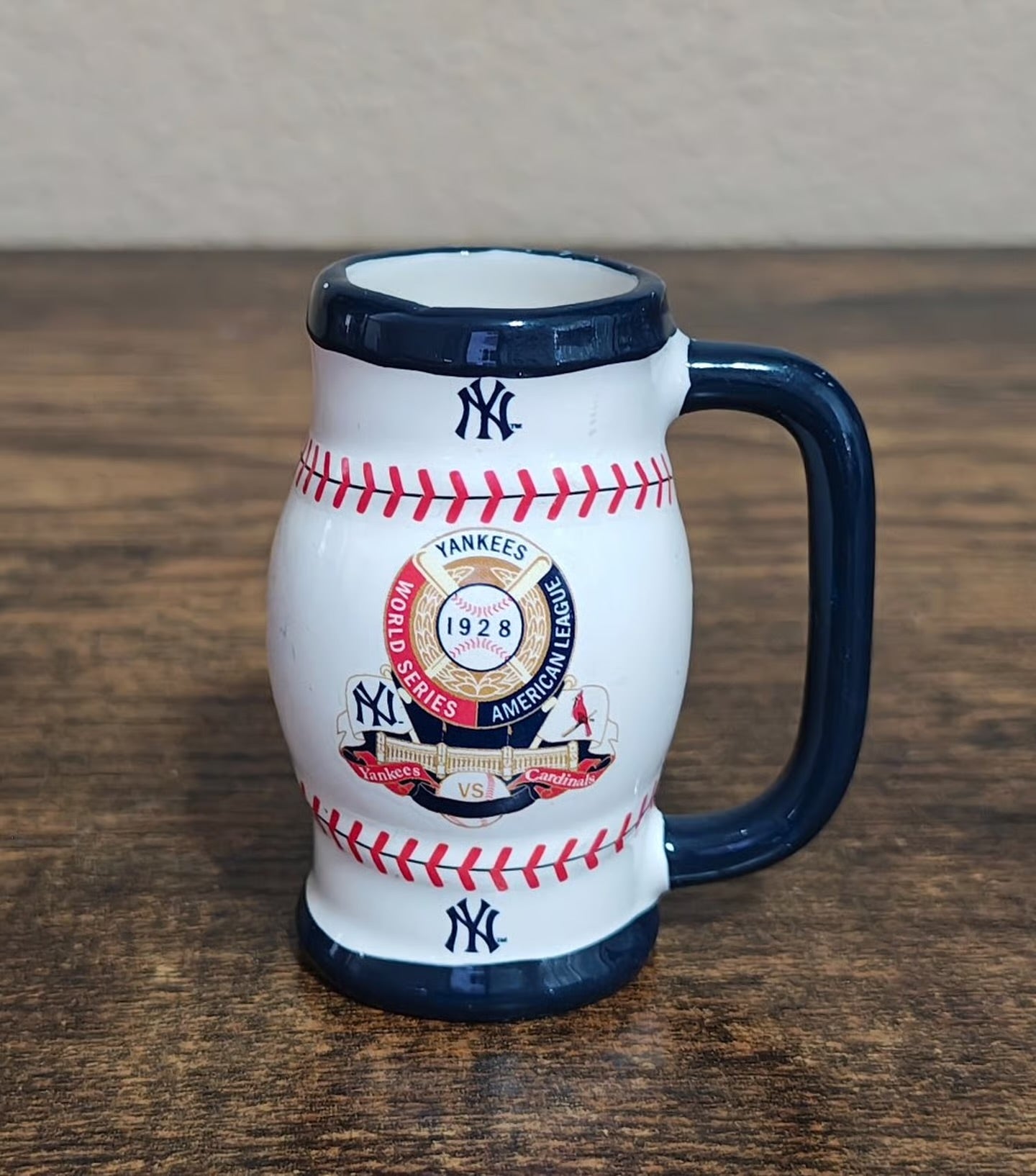 New York Yankees 1928 World Series Champions Decorative Miniature Mug