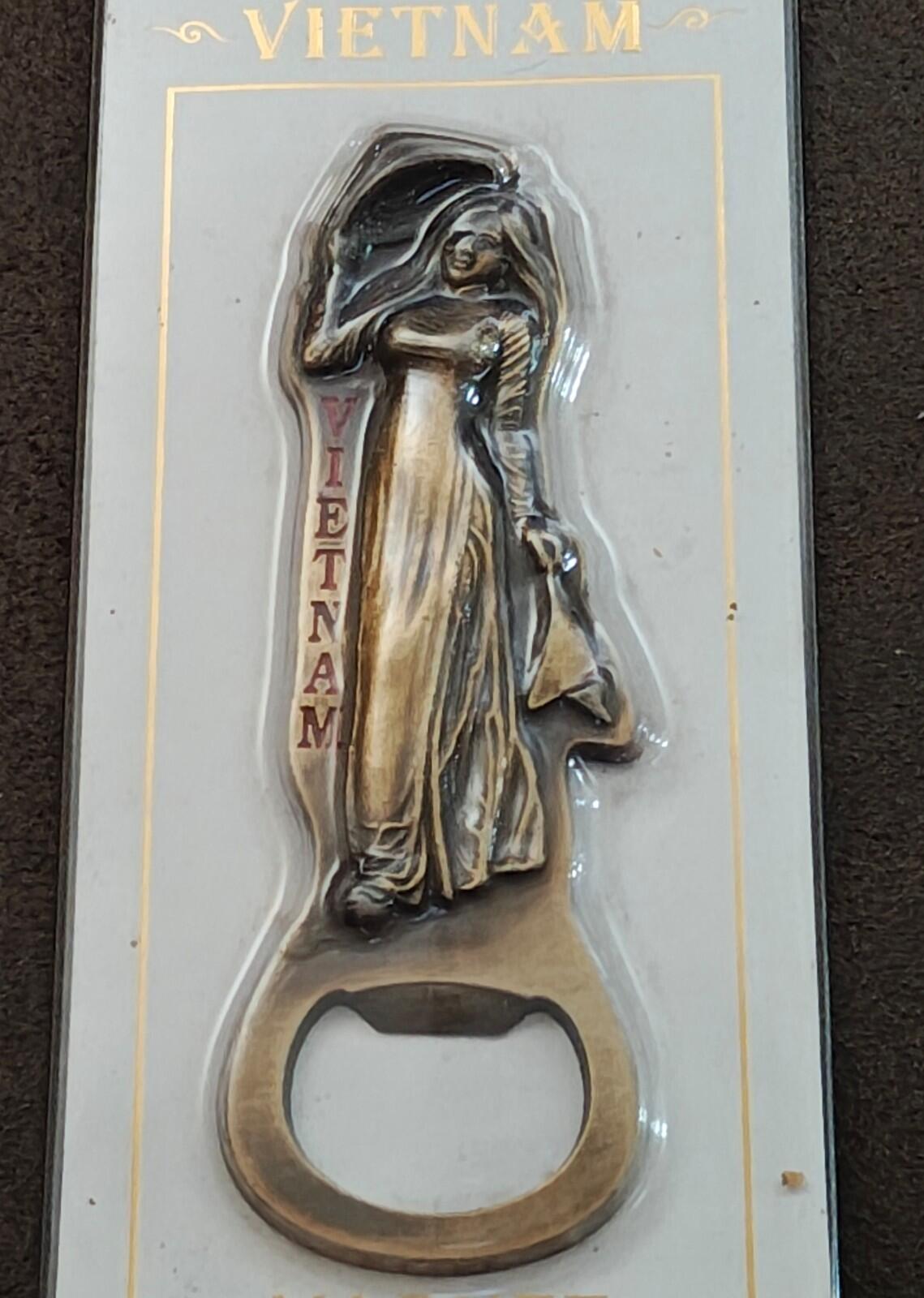 Vietnam Magnetic Souvenir Brass Bottle Opener
