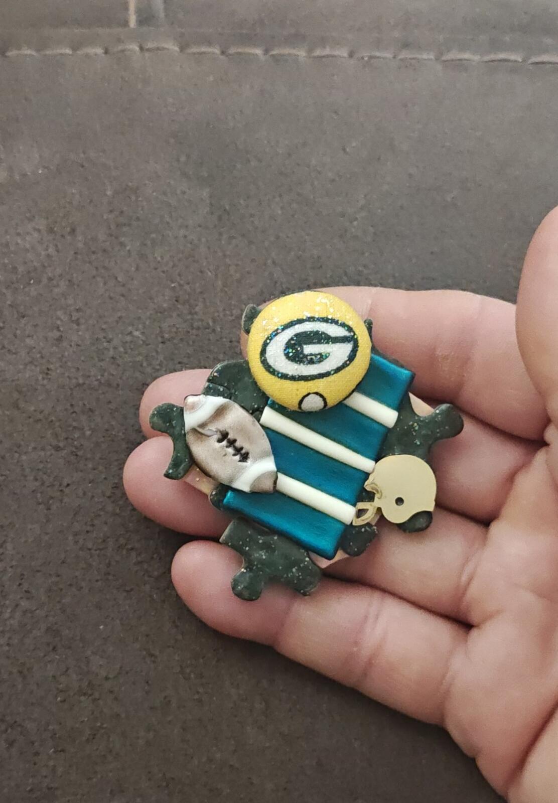 Unique Handmade Green Bay Packers Pin