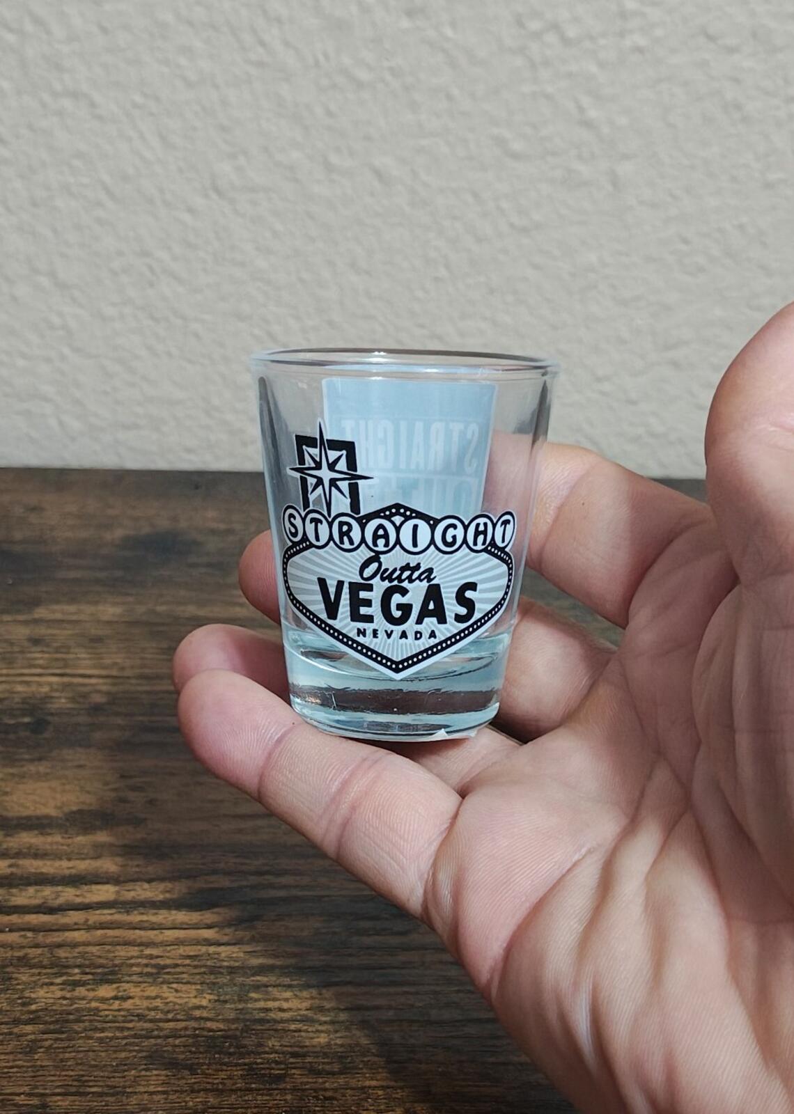 Straight Outta Vegas Shot Glass