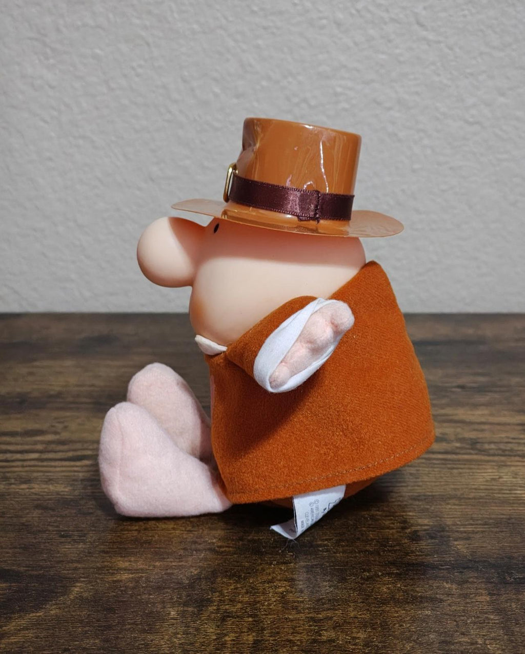 Adorable 1991  Vintage"I Love Thee" 7" Thanksgiving Ziggy Plush