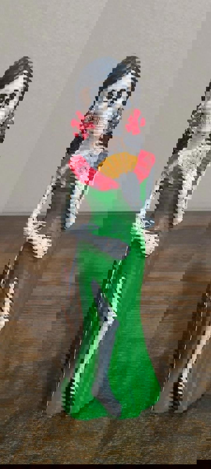 3 Dia De Los Muertos Day Of The Dead Sugar Skull Festive Catrina Figurines