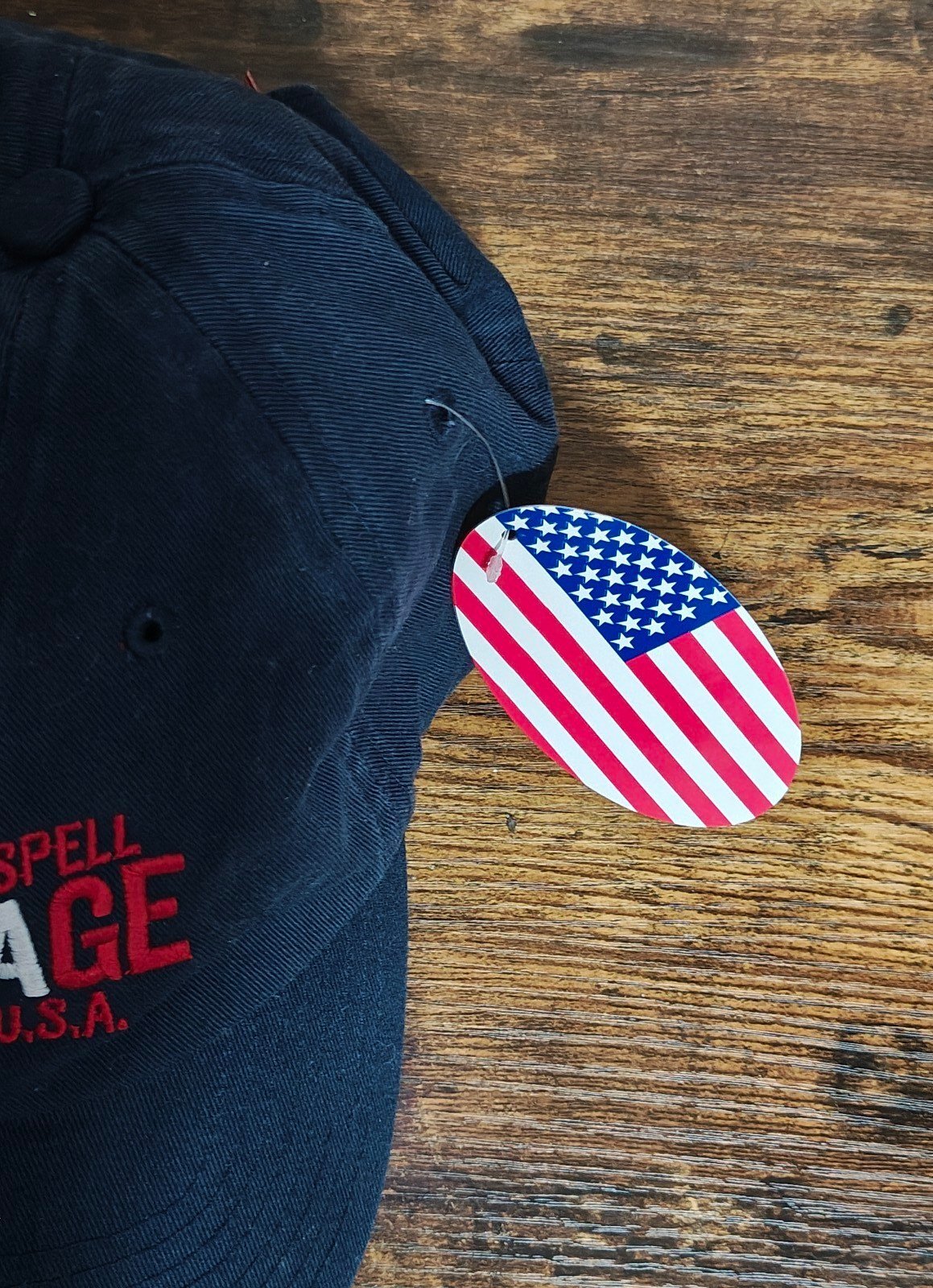 Funny Sausage USA Adjustable Blue Cap New With Tags.